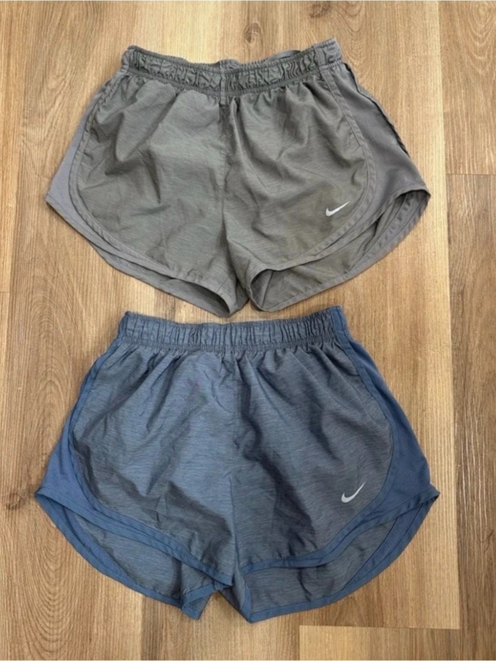 Nike Shorts Bundle Size Small Gray Blue Lined Athletic Running